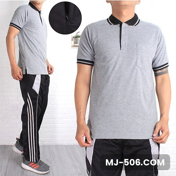Baju Olahraga Polo Lacos Abu Kerah Hitam Baju Olahraga Polo Lacos Abu Kerah Hitam, setelan polo lacos lengan pendek dan celana training diadora