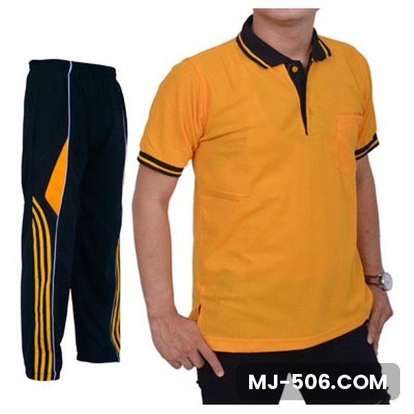 Baju Olahraga Polo Lacos Kuning Kerah Hitam Baju Olahraga Polo Lacos Kuning Kerah Hitam, setelan polo lacos lengan pendek dan celana training diadora