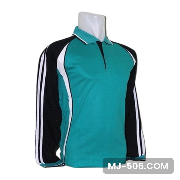 Baju Seragam Olahraga Warna Toska Hitam Baju Seragam Olahraga Warna Toska Hitam, kaos olahraga kerah polo toska dengan lengan hitam dan list putih dan list putih di lengan