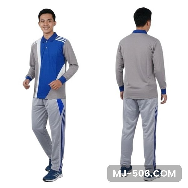 Baju Training Biru Abu Celana Abu Baju Training Biru Abu Celana Abu, setelan baju training polo katun cardet 24s dan celana training diadora