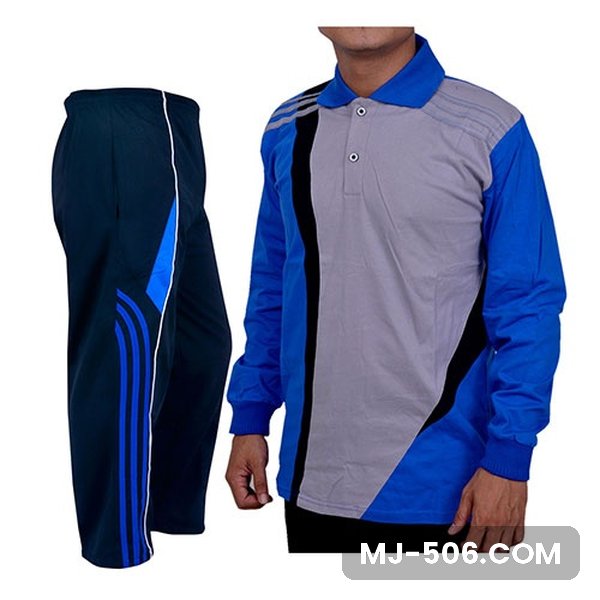 Baju Training Biru Abu Celana Hitam Baju Training Biru Abu Celana Hitam, setelan baju training polo katun cardet 24s dan celana training diadora
