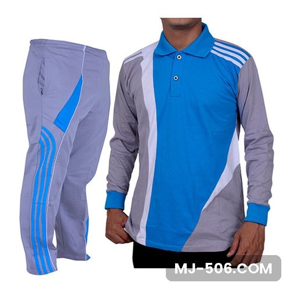 Baju Training Biru Muda Abu Celana Abu Baju Training Biru Muda Abu Celana Abu, setelan baju training polo katun cardet 24s dan celana training diadora
