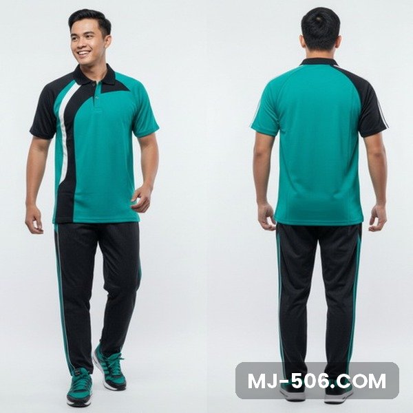 Baju Training Pria Tosca Hitam Baju Training Pria Tosca Hitam, setelan baju training polo lengan pendek katun cardet 24s dan celana training diadora