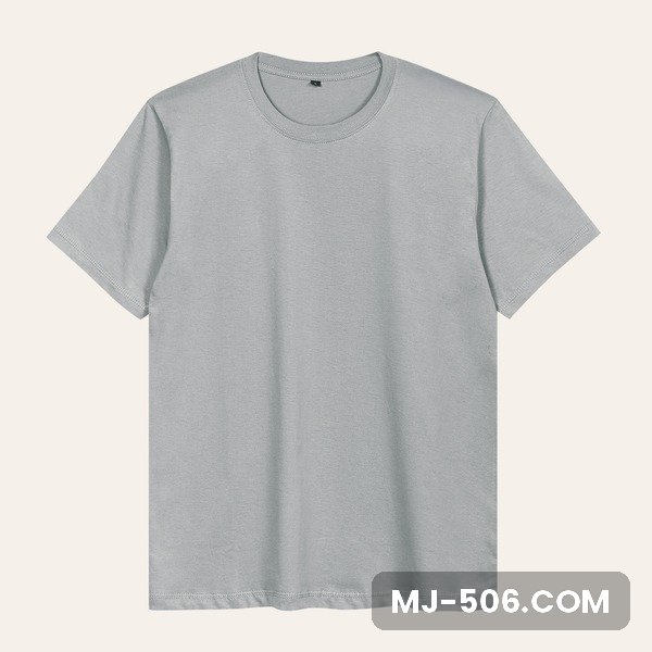 Kaos Polos Lengan Pendek Light Gray Kaos polos lengan pendek warna light gray, katun combed 30s tampak depan