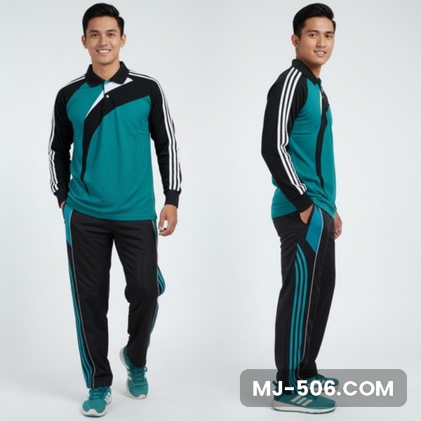 Pakaian Olahraga Seragam Tosca Lengan Hitam Pakaian Olahraga Seragam Tosca Lengan Hitam, setelan pakaian olahraga polo katun cardet 24s dan celana training diadora
