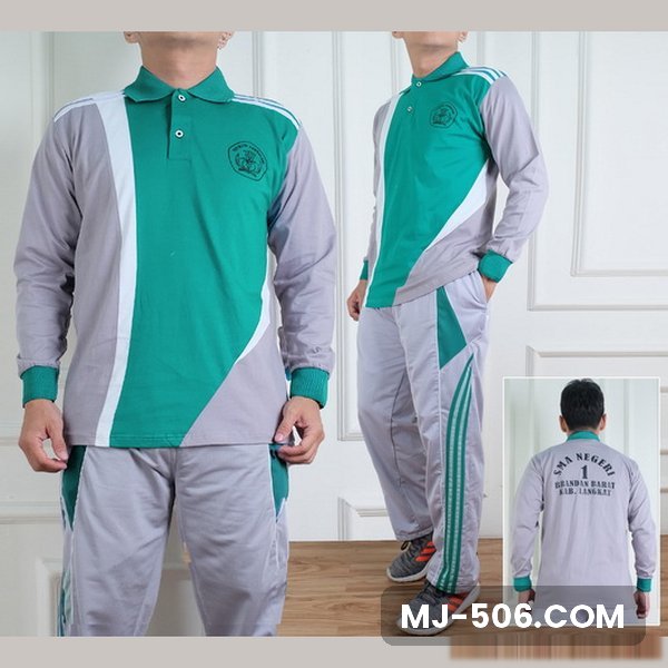 Sablon Seragam Olahraga SMA Tosca Abu Sablon Seragam Olahraga SMA Tosca Abu, sablon logo sekolah di dada dan tulisan di punggung
