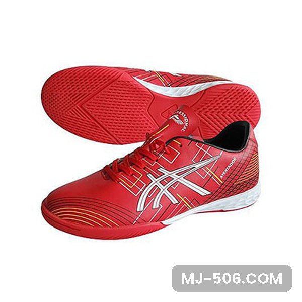 Sepatu Futsal Aventador Red Sepatu Futsal Aventador Red, sepatu futsal Professional model Aventador warna red tampak samping dan sol