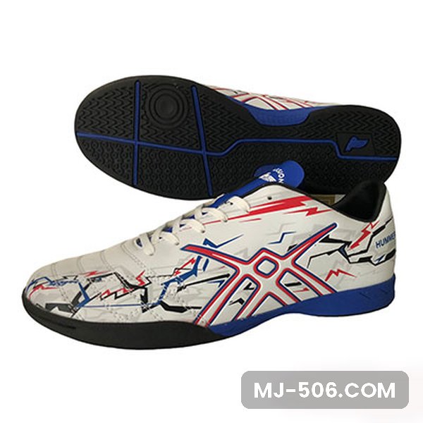Sepatu Futsal Hummer White Sepatu Futsal Hummer White, sepatu futsal Professional model Hummer warna white tampak samping dan sol
