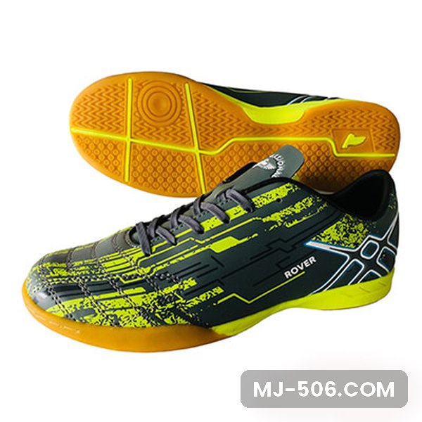 Sepatu Futsal Rover Grey Sepatu Futsal Rover Grey, sepatu futsal Professional model Rover warna grey tampak samping dan sol