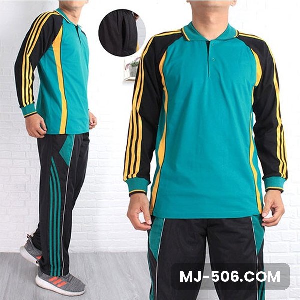 Setelan Training Lengan Panjang Tosca Hitam Celana List Tosca Setelan Training Lengan Panjang Tosca Hitam Celana List Tosca, setelan polo raglan katun cardet 24s dan celana training diadora