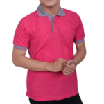 Kaos Polo Pink Fanta Krah Abu