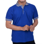 Kaos Polo Biru Benhur Krah Abu