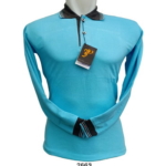 Produksi Polo Shirt Lakos Katun Lengan Panjang