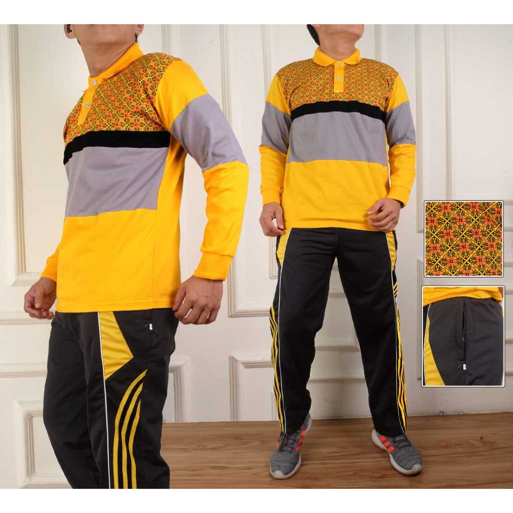 Baju Olahraga Motif Batik