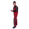Setelan Jaket Olahraga Warna Merah - Gambar 2