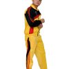 Setelan Jaket Olahraga Warna Kuning - Gambar 2