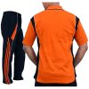 Setelan Kaos Olahraga Siswa Warna Orange - Gambar 2