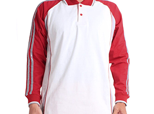 Baju Seragam Olahraga Warna Merah Putih
