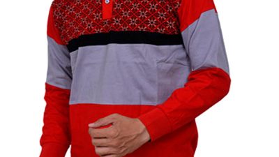 Baju Olahraga Kombinasi Batik