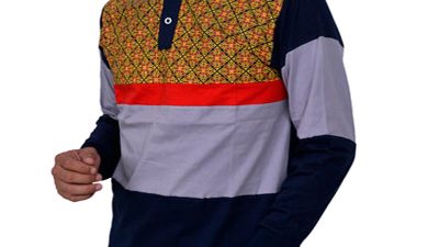 Baju Olahraga Kombinasi Batik