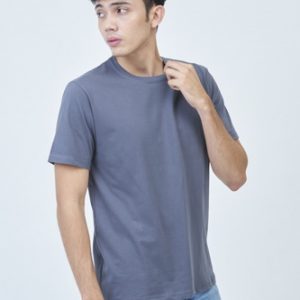 Kaos Polos Pria Abu Tua