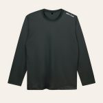 Kaos Polos Abu Tua Lengan Panjang