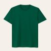Kaos Polos Hijau Botol