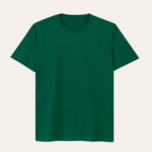 Kaos Polos Hijau Botol