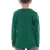 Kaos Polos Anak Lengan Panjang Hijau Botol - Gambar 3