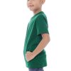 Kaos Polos Anak Warna Hijau Botol - Gambar 2