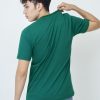 Kaos Polos Pria Hijau Botol - Gambar 3