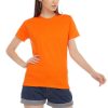 Kaos Polos Wanita Warna Orange