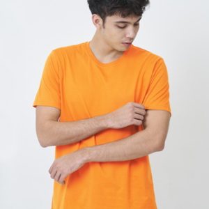 Kaos Polos Pria Warna Orange