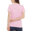 Kaos Polos Wanita Warna Baby Pink - Gambar 3
