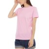 Kaos Polos Wanita Warna Baby Pink