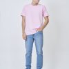 Kaos Polos Pria Pink Baby - Gambar 2