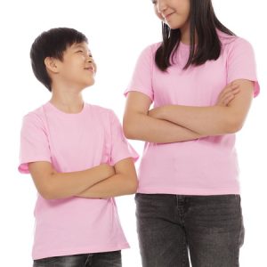 Kaos Polos Anak Warna Pink Baby