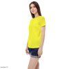 Kaos Polos Wanita Warna Kuning Kenari - Gambar 2