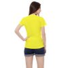 Kaos Polos Wanita Warna Kuning Kenari - Gambar 3