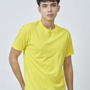Kaos Polos Pria Kuning Kenari