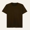Kaos Polos Coklat Tua