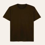 Kaos Polos Coklat Tua