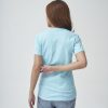 Kaos Polos Wanita Warna Biru Baby - Gambar 2