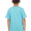 Kaos Polos Anak Warna Biru Baby - Gambar 3