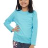 Kaos Polos Anak Lengan Panjang Biru Baby - Gambar 2