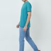 Kaos Polos Pria Hijau Tosca - Gambar 2