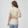 Kaos Polos Wanita Warna Cream - Gambar 2