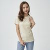 Kaos Polos Wanita Warna Cream