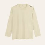 Kaos Polos Cream Lengan Panjang