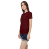 Kaos Polos Wanita Warna Maroon - Gambar 2
